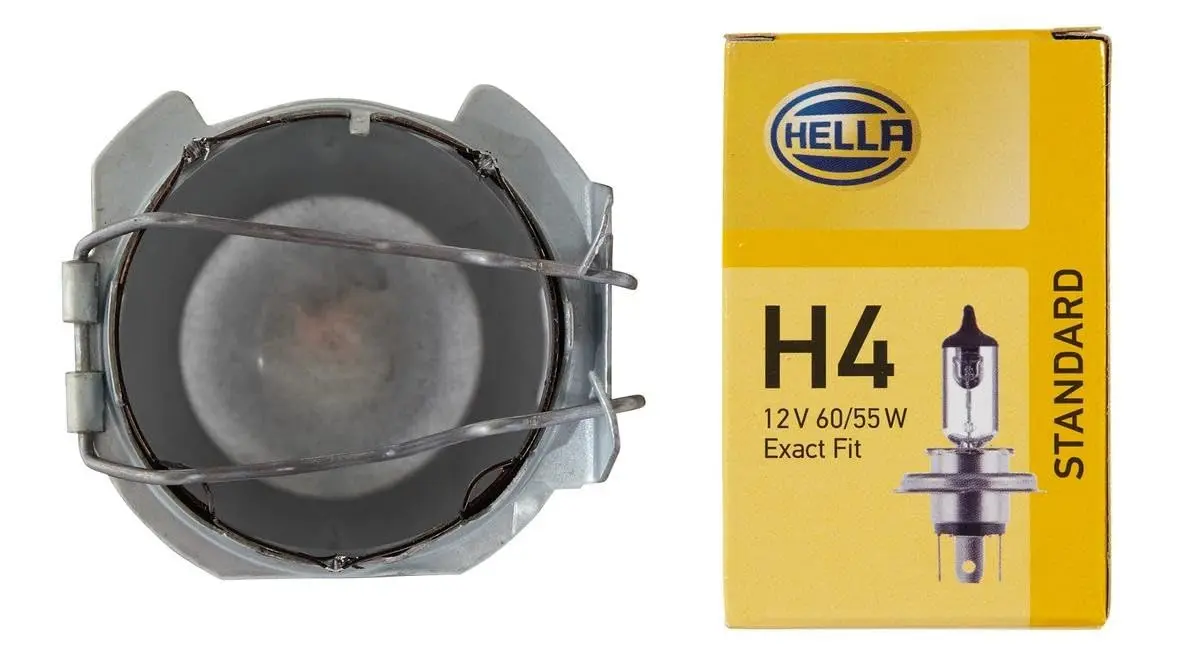 Hella 002395991 7" H4 Headlamp | Single High/Low Beam, 12V, Metal - view 4