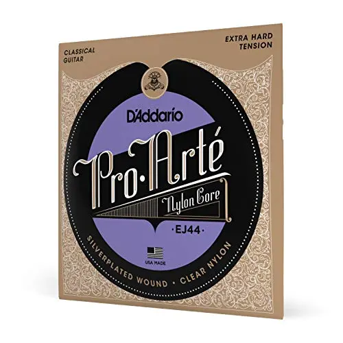 D'Addario Pro-Arte Nylon Classical Guitar Strings, Extra Hard Tension, 11.2cm (4.4in) Set - main product image