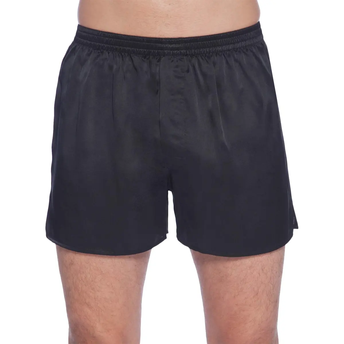 INTIMO Classic Silk Boxers Black Small | All-Day Comfort & Luxury Silk Feel - view 4