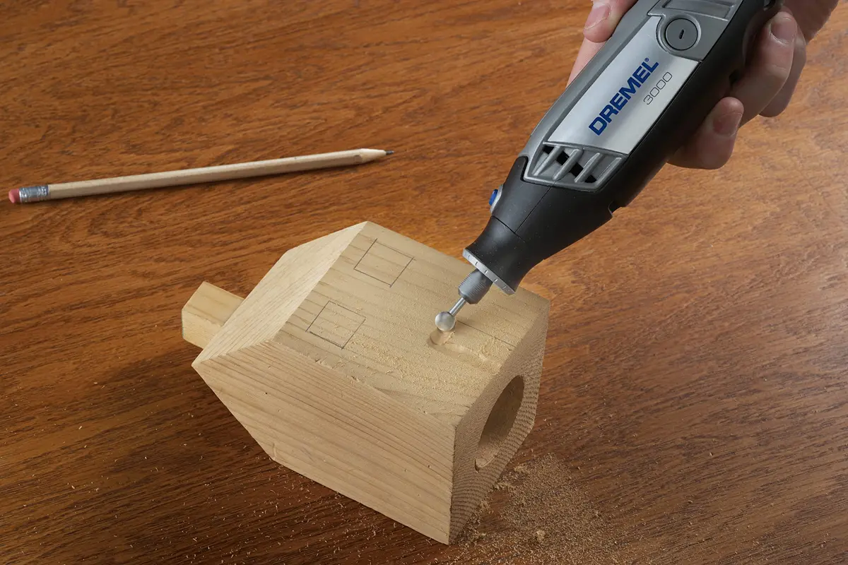 Dremel 114 Rotary Tool Accessory Carving Bit 5/16" | For Wood, Plastic & Soft Metals - view 6