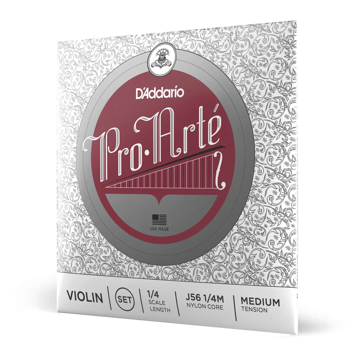 D'Addario Pro-Arte Violin String Set 1/4 Scale Medium Tension | Warm Mellow Tone - main product image