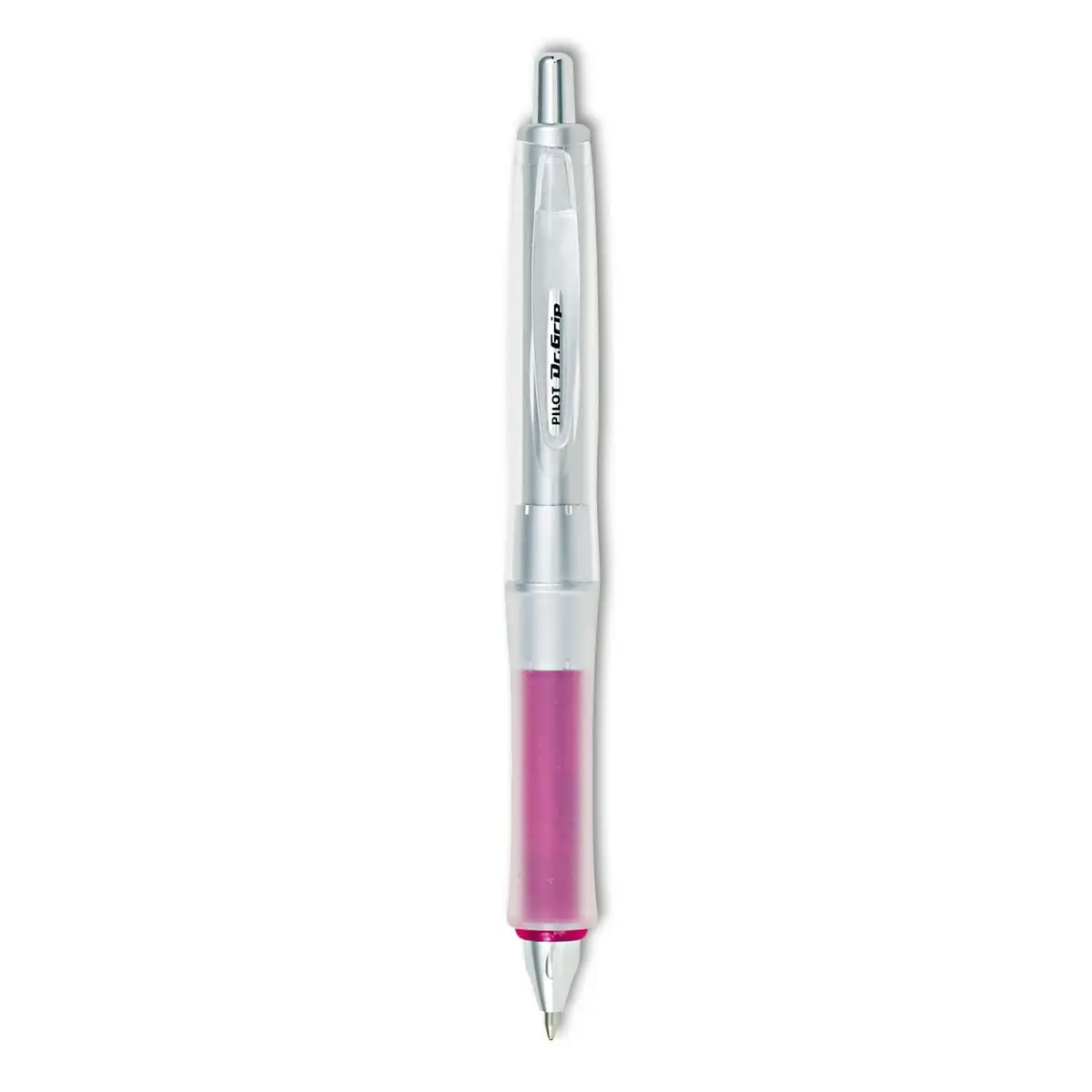 PILOT Dr. Grip Center of Gravity Ballpoint Pen | Pink Grip, Refillable, 1.0mm | Ergonomic, Smooth Ink - main product image