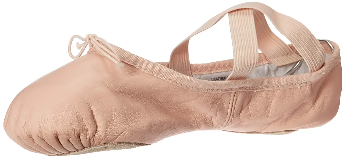 Bloch Girls Super Jazz Leather Slip-On Split Sole Jazz Dance Shoes for Kids | Flexible Leather & Lightweight Design - main product image