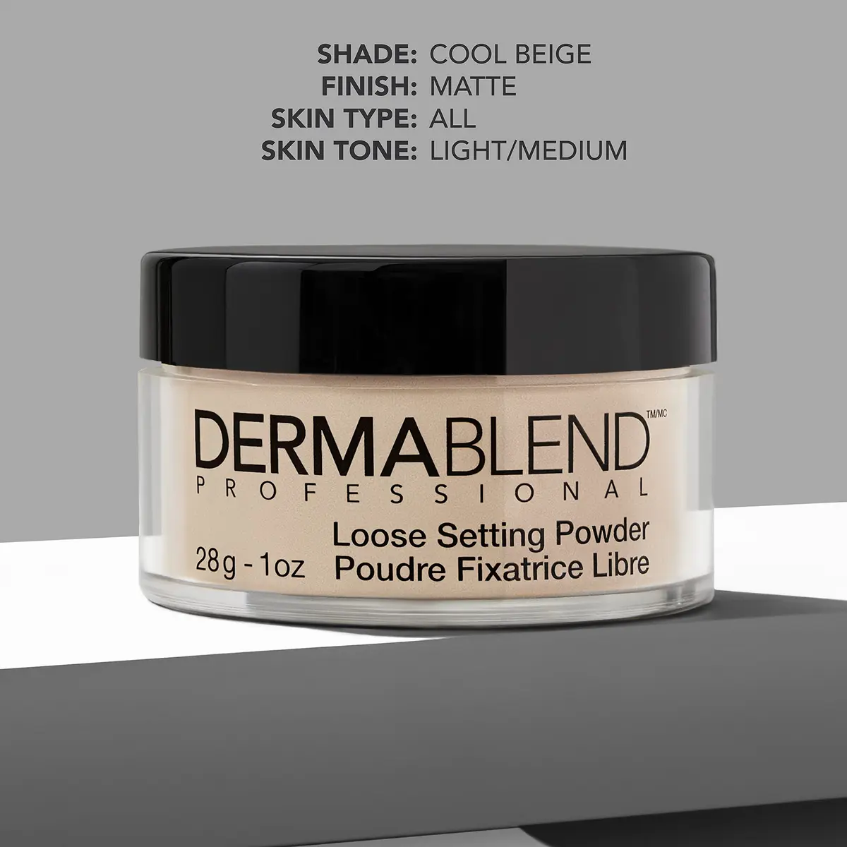 Dermablend Loose Setting Powder Cool Beige 1 Oz | Flawless Matte Finish, All Skin Types - view 4