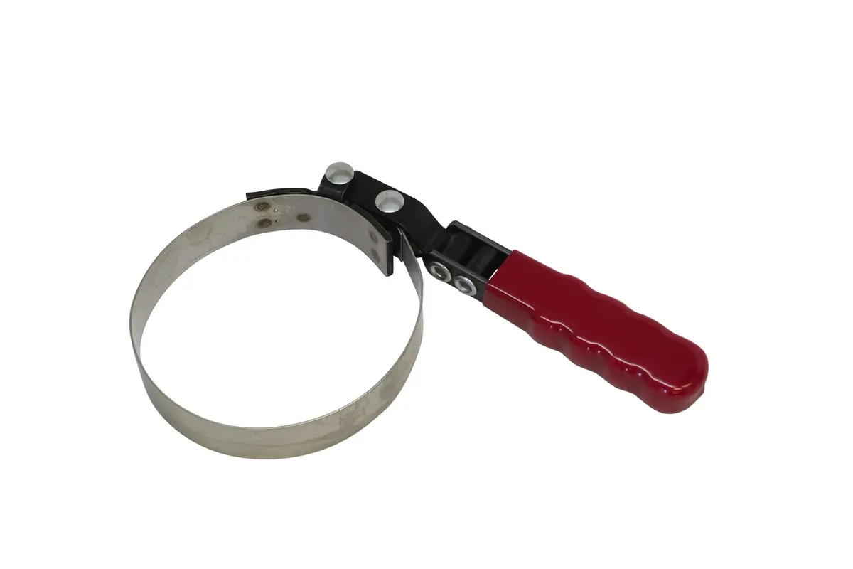 Lisle 53250 Large Swivel Grip Oil Filter Wrench 112.7mm (4.5in) | Swivels to Clear Obstructions - main product image