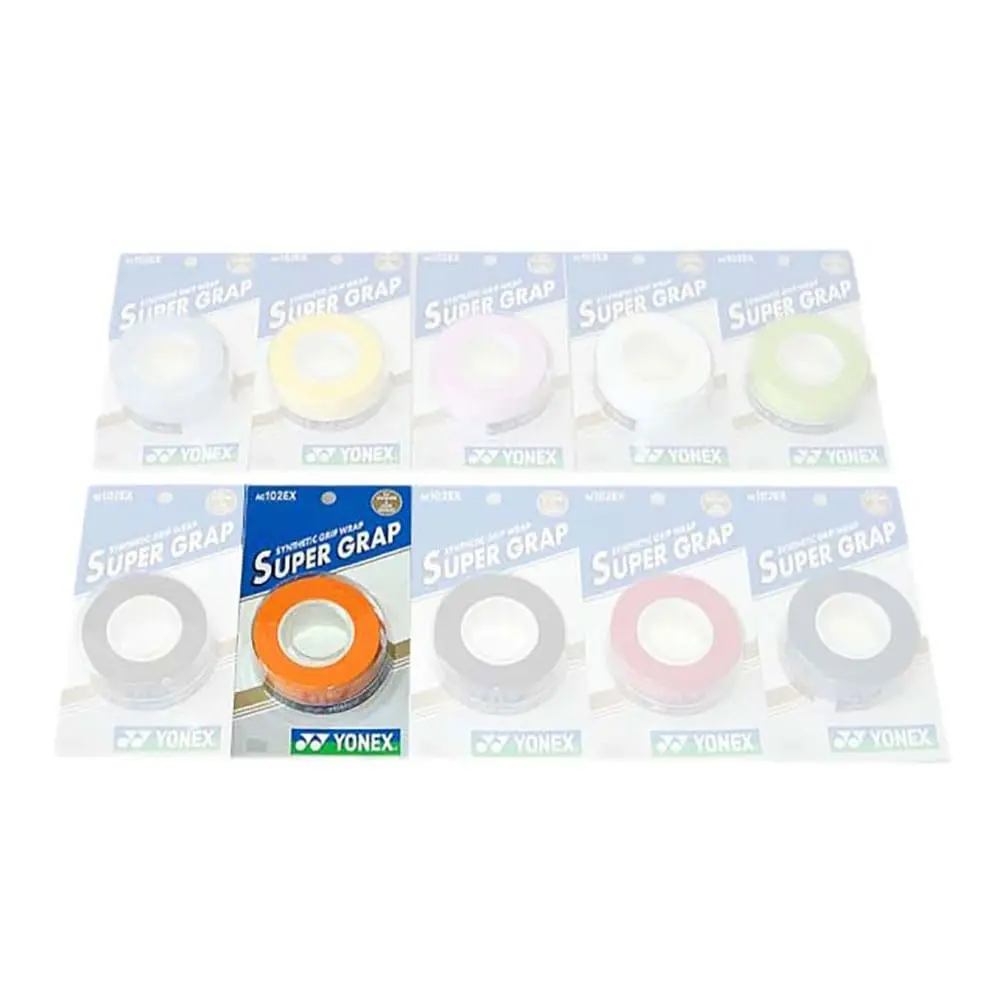 YONEX Super GRAP Overgrip, Orange | Excellent Sweat Absorption & Control (70-120 chars) - main product image