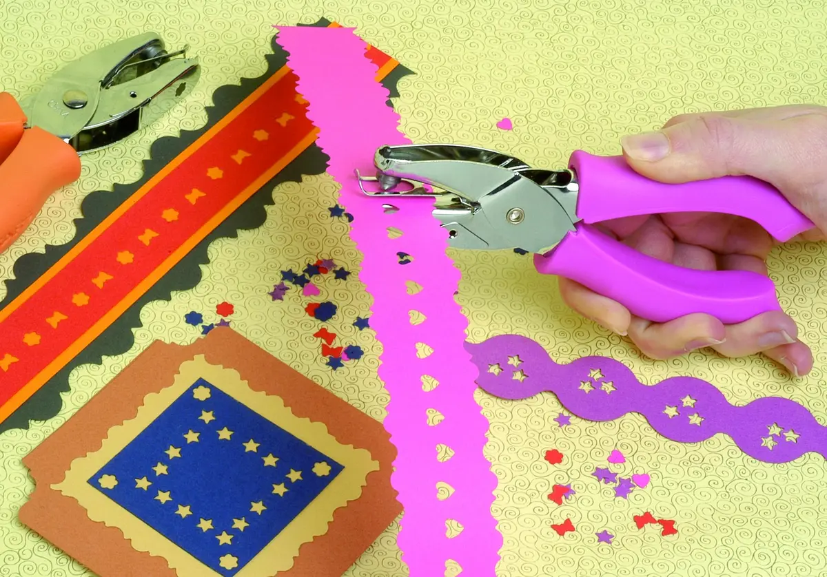 Fiskars 1/4" Heart Shape Paper Hole Punch Pink | Crafts & Cardstock Puncher - view 6