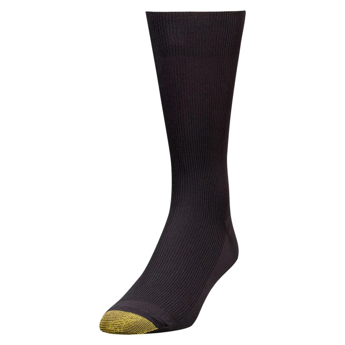 GOLDTOE Men's Metropolitan Crew Dress Socks, 3-Pairs, Black, Shoe Size: 6-12.5 | Moisture-Wicking Nylon for Business & Formal Wear - view 2