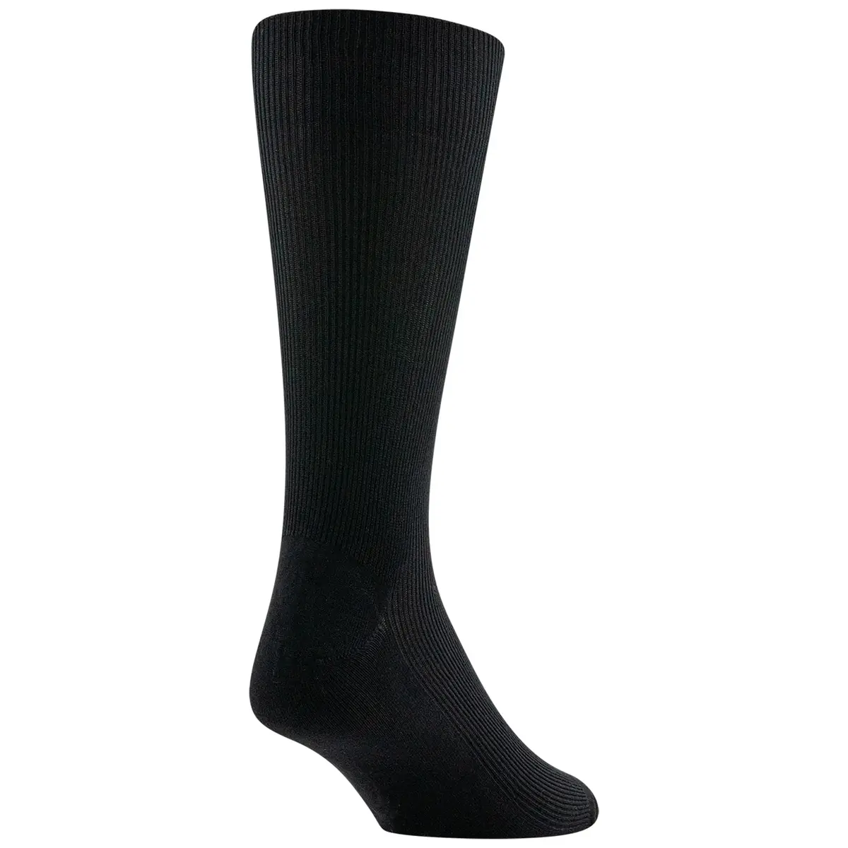 GOLDTOE Men's Metropolitan Crew Dress Socks, 3-Pairs, Black 2 | Reinforced Heel & Toe, Moisture-Wicking (70-120 chars) - view 4