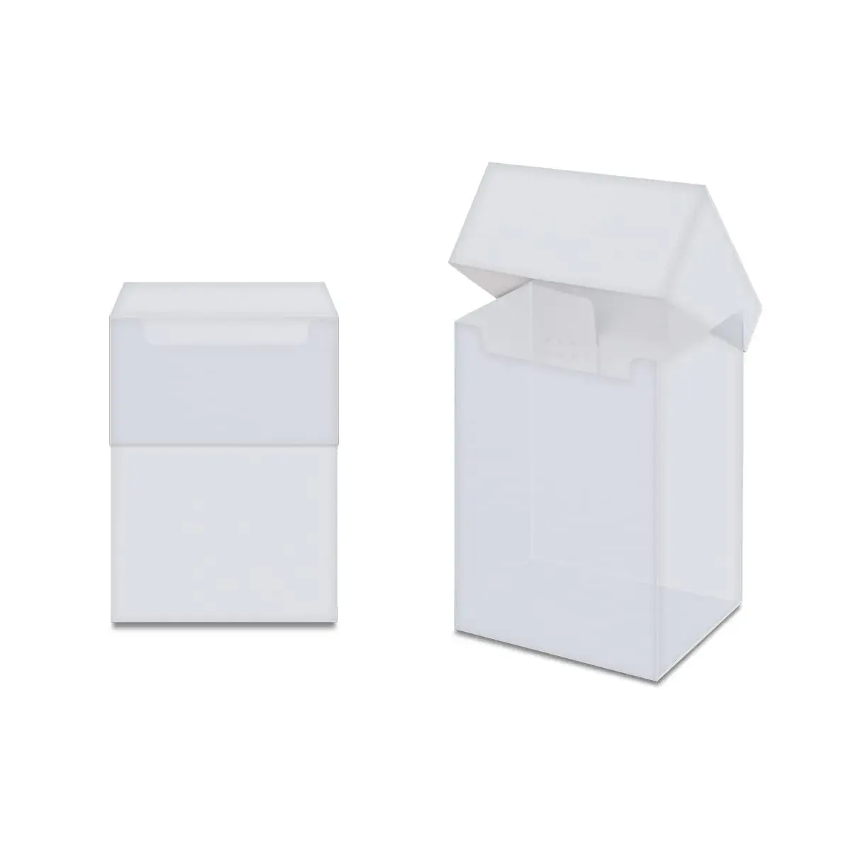 Ultra Pro 80 Card Deck Box - Clear | Holds 80 Cards in Deck Protectors - main product image