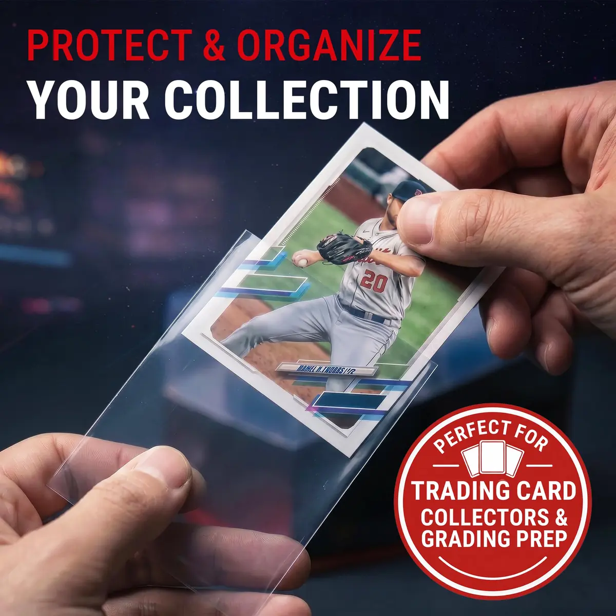 Ultra Pro Premium Clear Card Sleeves 2.5" x 3.5" 100 Pack | Archival Grade Acid-Free Non-PVC - view 2