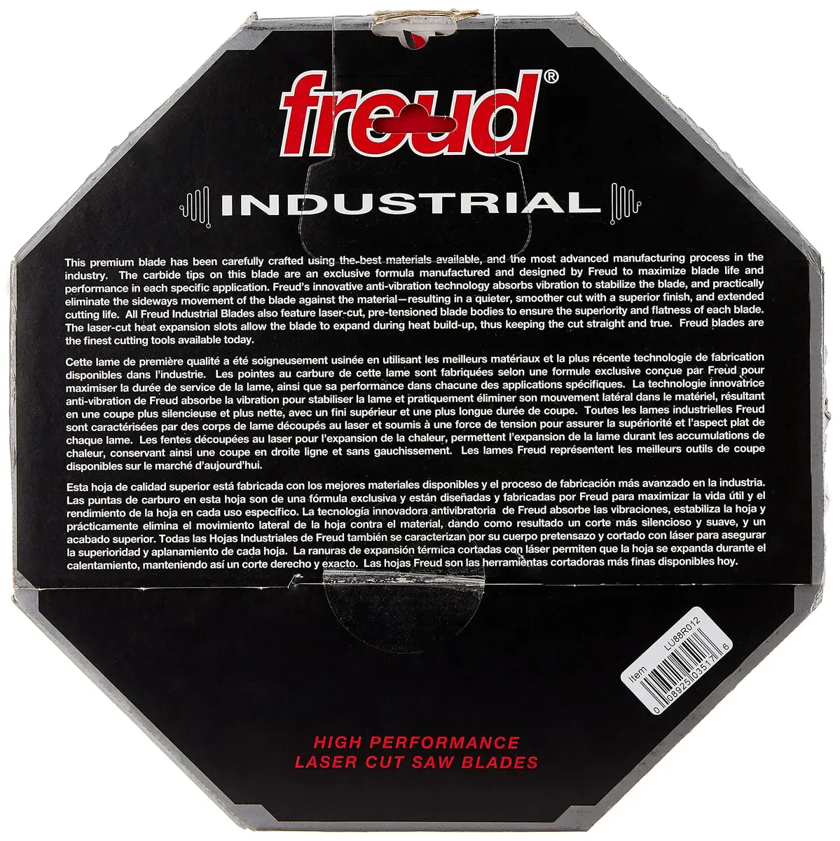 Freud 12" Thin Kerf Fine Finish Crosscut Blade | Precise Hardwood & Softwood Cuts - view 5