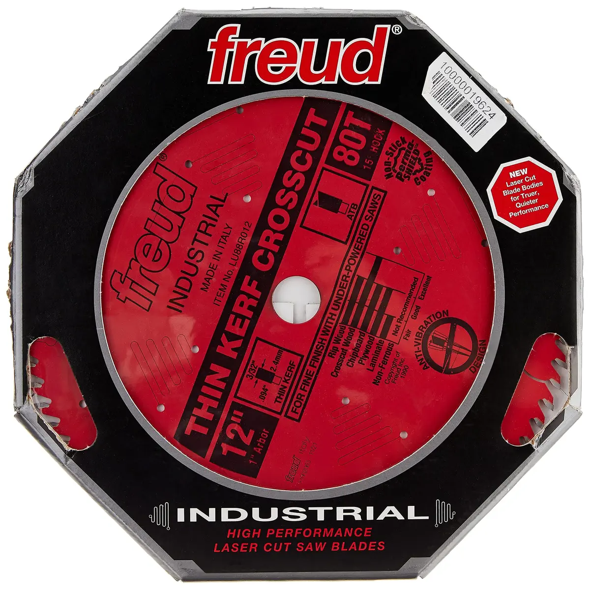 Freud 12" Thin Kerf Fine Finish Crosscut Blade | Precise Hardwood & Softwood Cuts - view 4