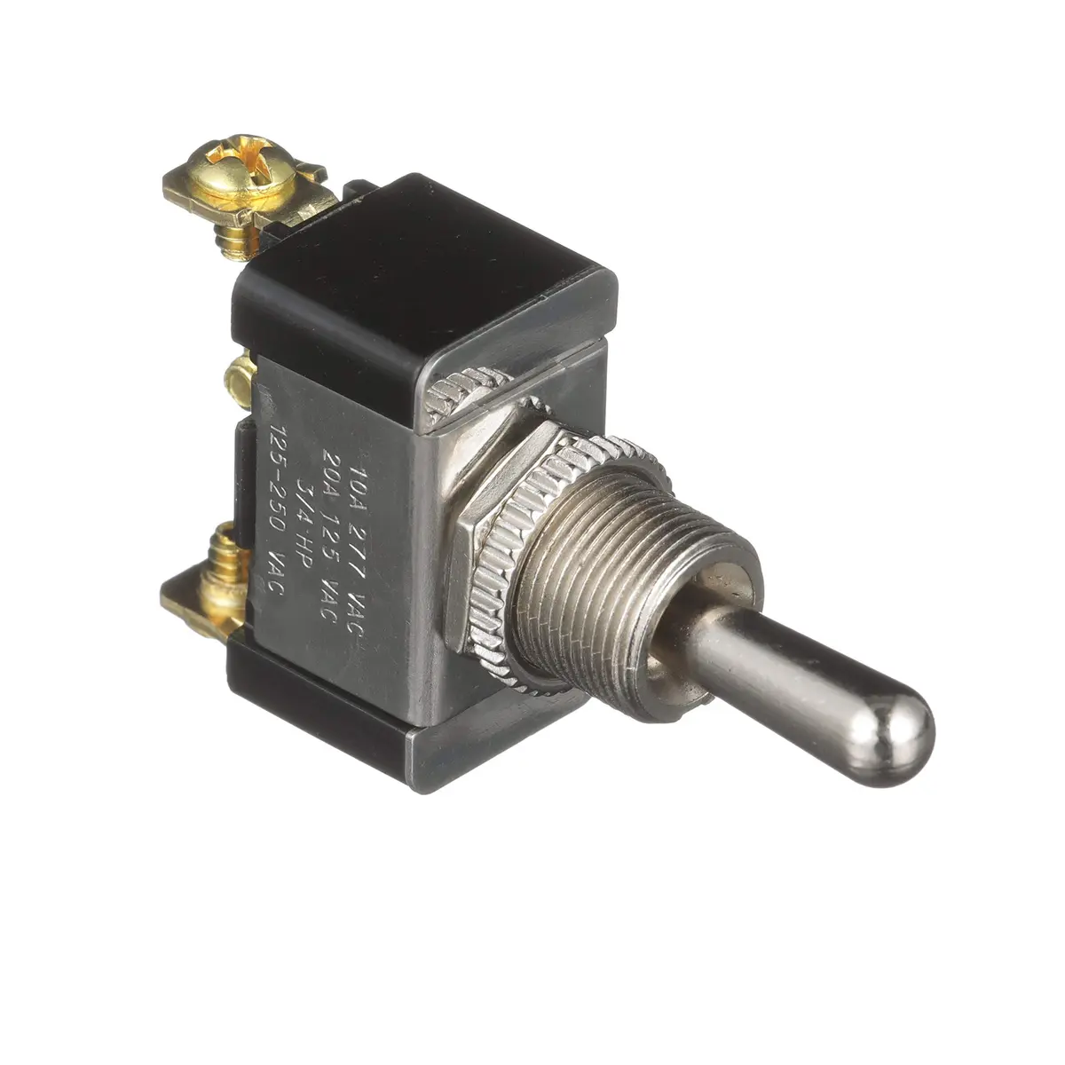 Seachoice 3-Position Boat Toggle Switch, On/Off/On | Marine Grade Brass, 12V, 3 Screw Terminals - view 2