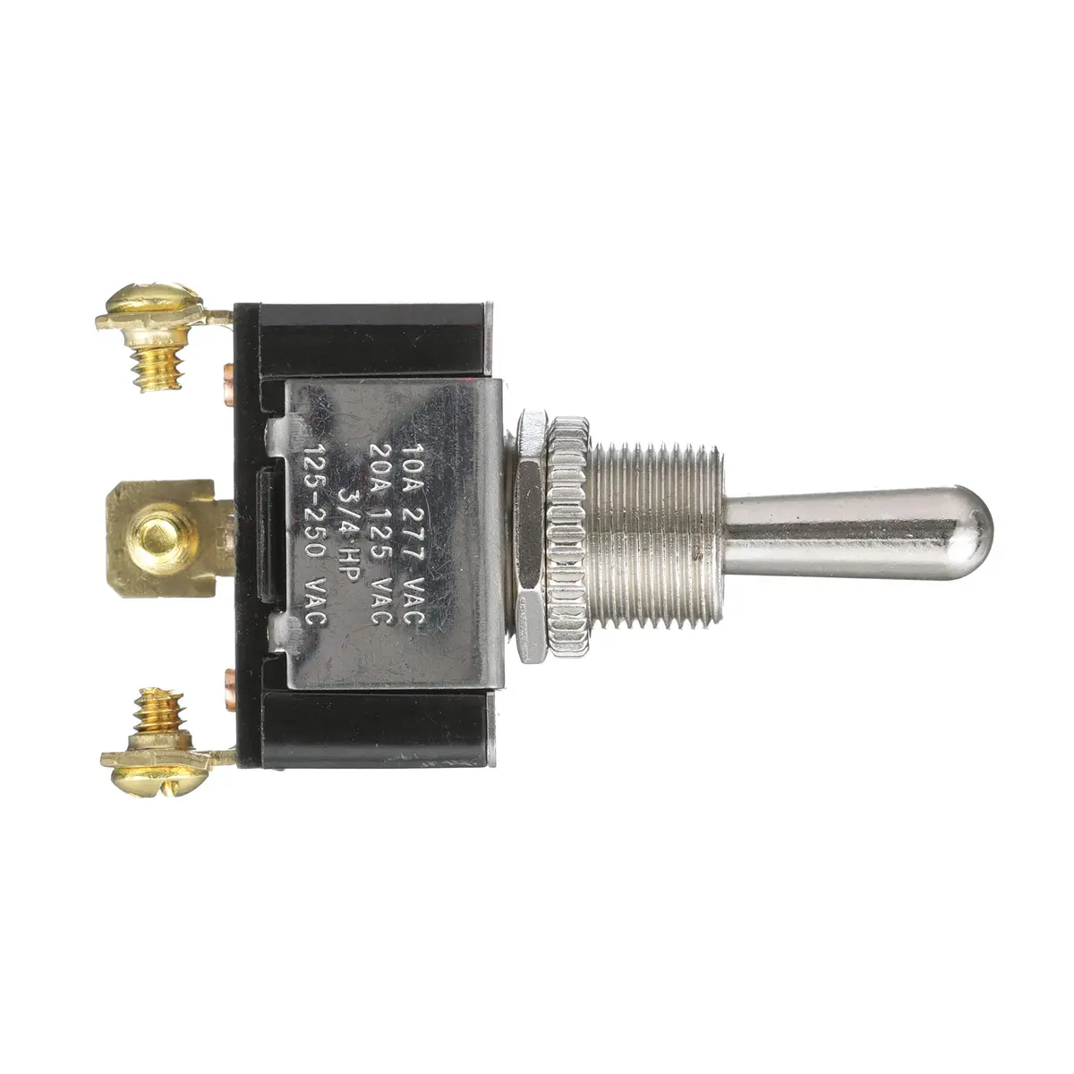 Seachoice 3-Position Boat Toggle Switch, On/Off/On | Marine Grade Brass, 12V, 3 Screw Terminals - view 4