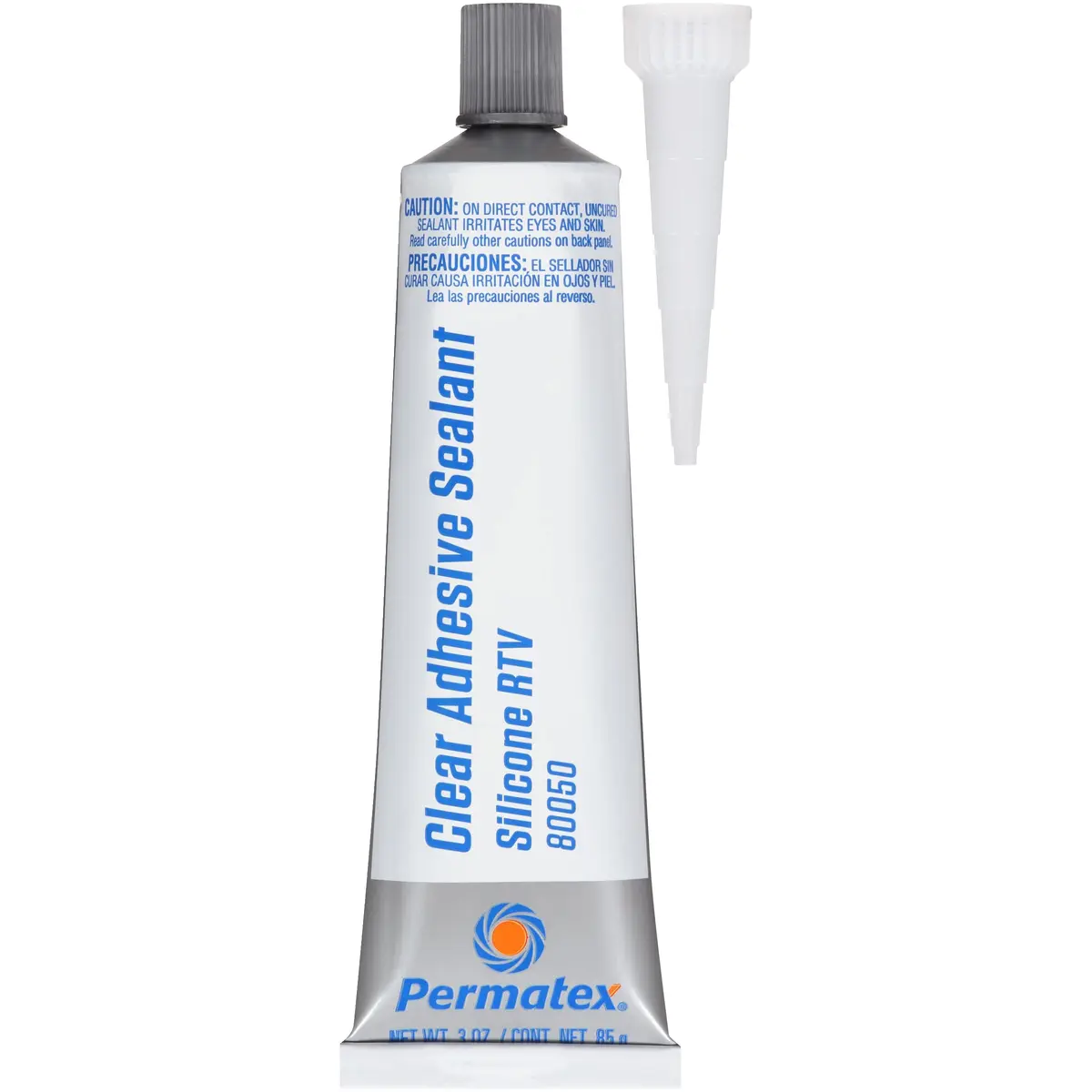 Permatex Clear RTV Silicone Adhesive Sealant 3 oz | Waterproof, Flexible, Indoor & Outdoor Bonding - view 3