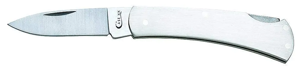 Case Pocket Knife Brushed Stainless Steel | 3 Inch Lockback for Everyday Use - view 5