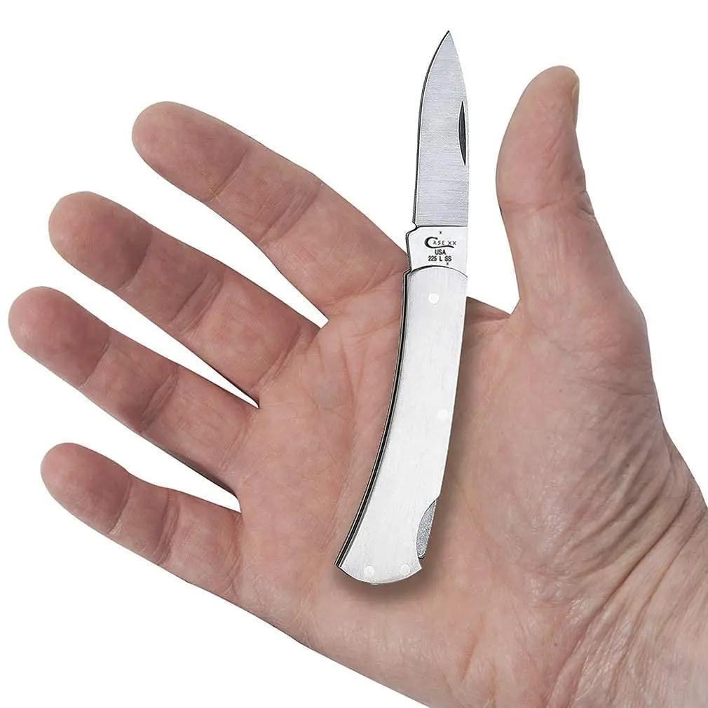 Case Pocket Knife Brushed Stainless Steel | 3 Inch Lockback for Everyday Use - view 6