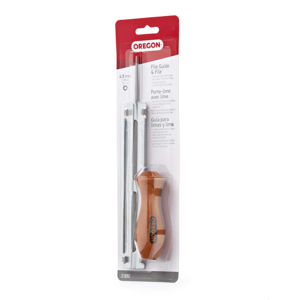 Oregon 31692 4.5mm Chainsaw Chain Filing Guide with File | Precision Chain Sharpening Tool - view 3