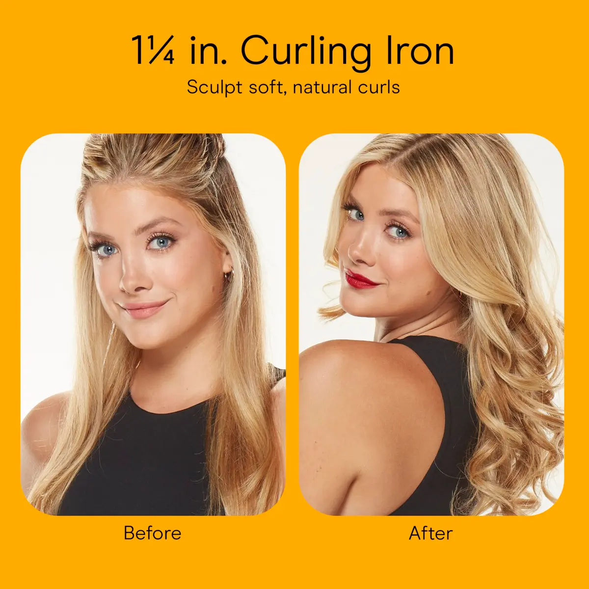 Conair Curling Iron 1.25-inch Barrel | Effortless Beach Waves & Lasting Curls - view 9