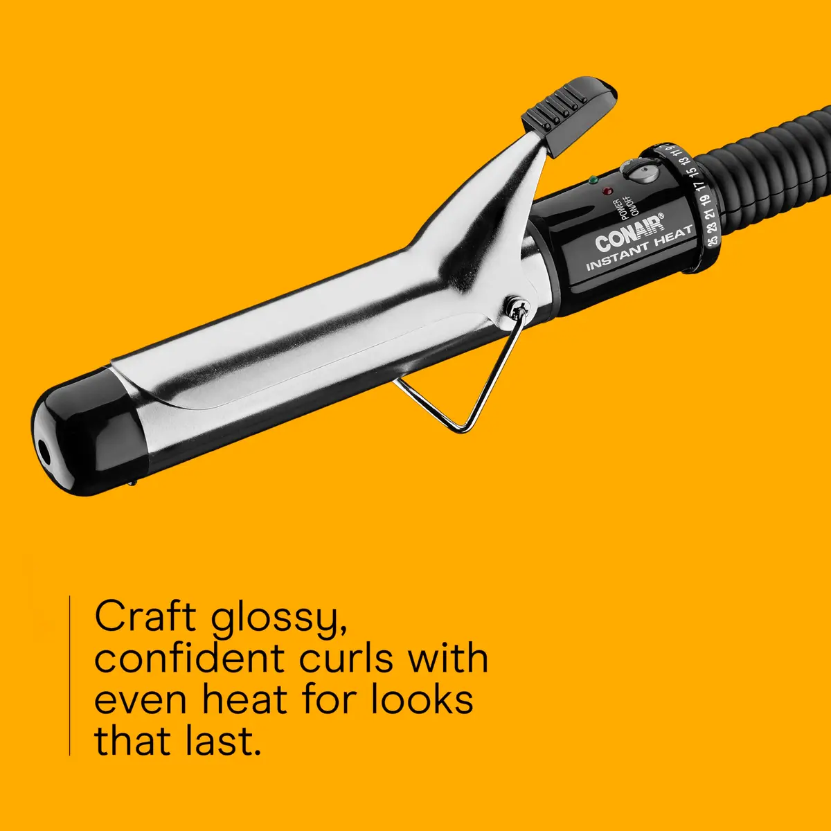 Conair Curling Iron 1.25-inch Barrel | Effortless Beach Waves & Lasting Curls - view 3