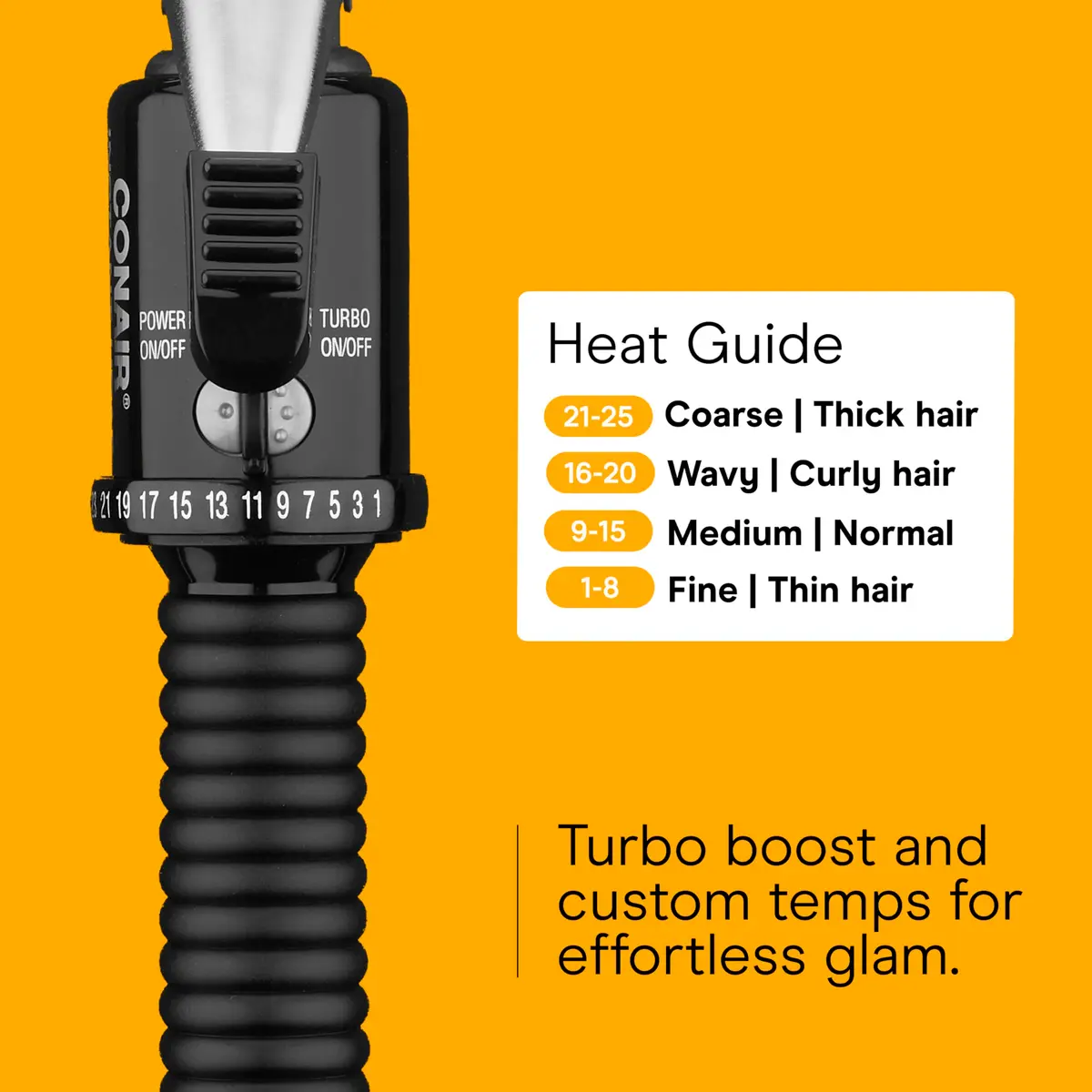 Conair Curling Iron 1.25-inch Barrel | Effortless Beach Waves & Lasting Curls - view 4