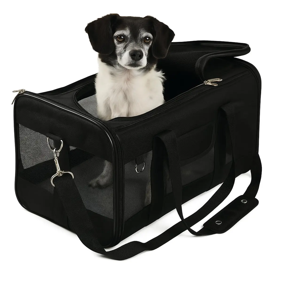Sherpa Original Deluxe Travel Pet Carrier, Large | Airline Approved & Conforms to Under-Seat Requirements - main product image