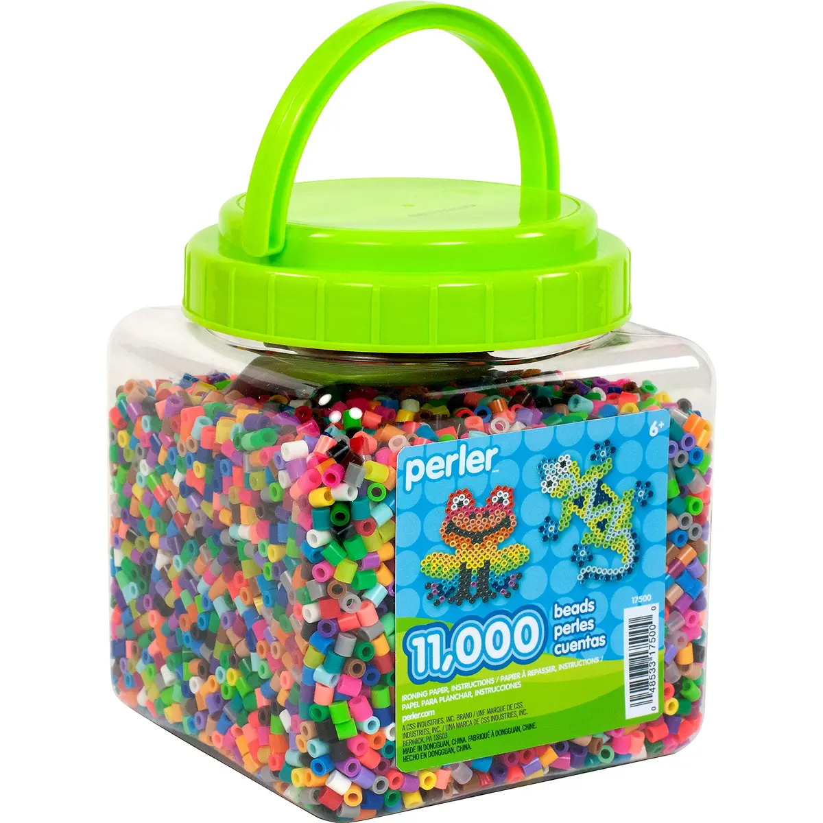 Perler Beads 11,000 Pieces Assorted Colors | Creative Kids Craft Set with Storage (70-120 chars) - view 8