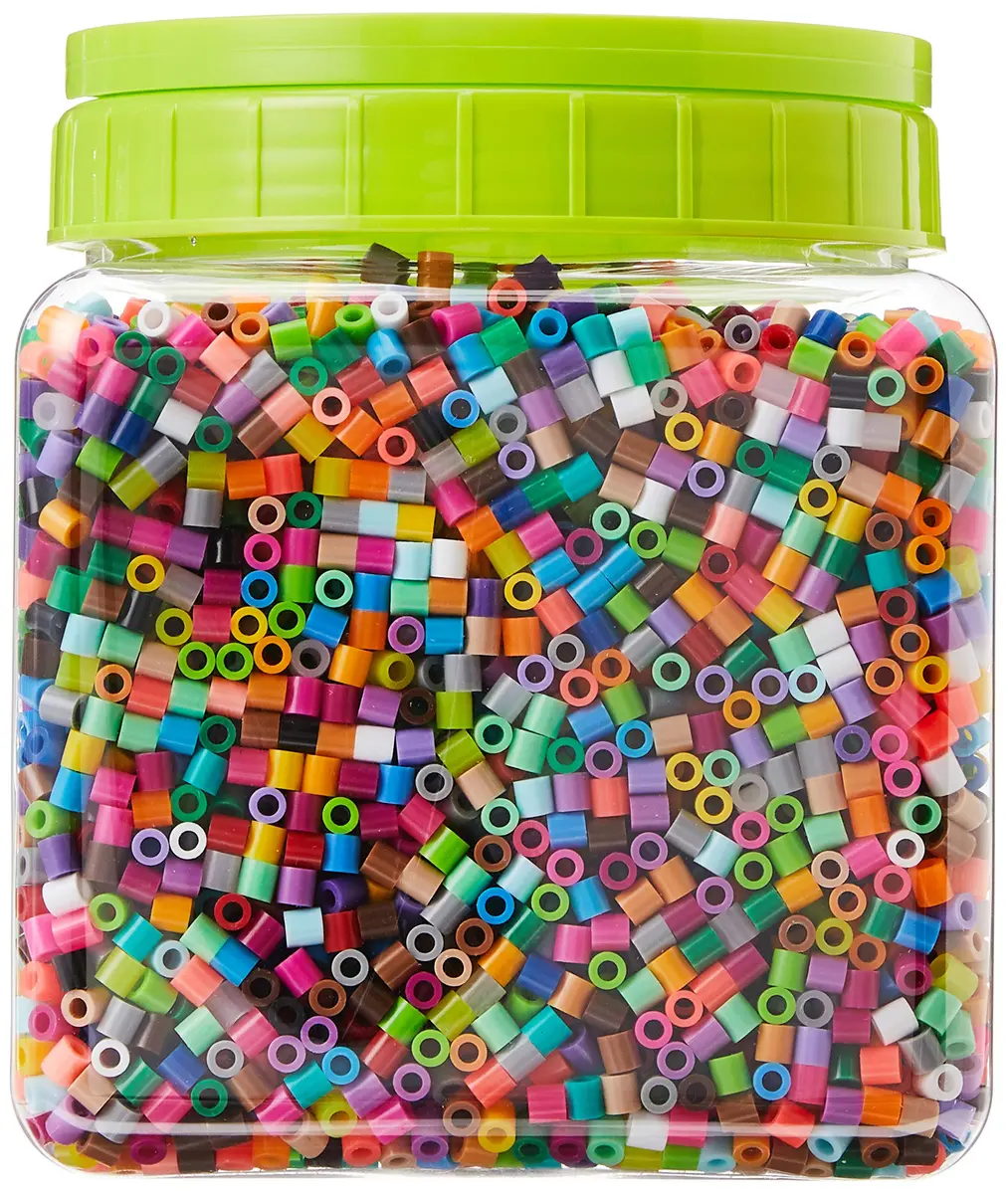 Perler Beads 11,000 Pieces Assorted Colors | Creative Kids Craft Set with Storage (70-120 chars) - view 2