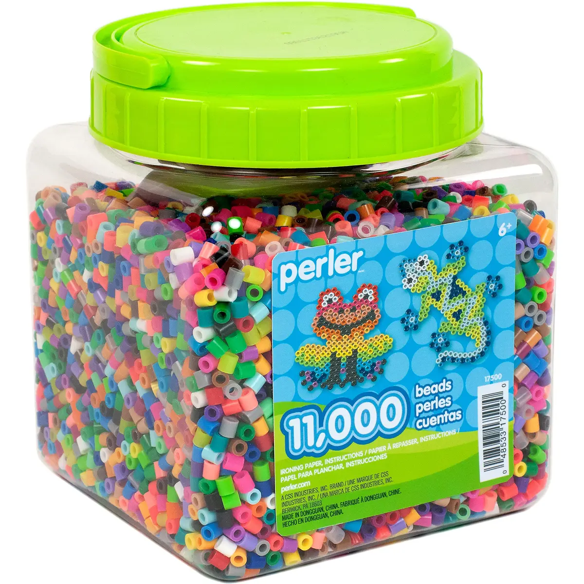 Perler Beads 11,000 Pieces Assorted Colors | Creative Kids Craft Set with Storage (70-120 chars) - view 3