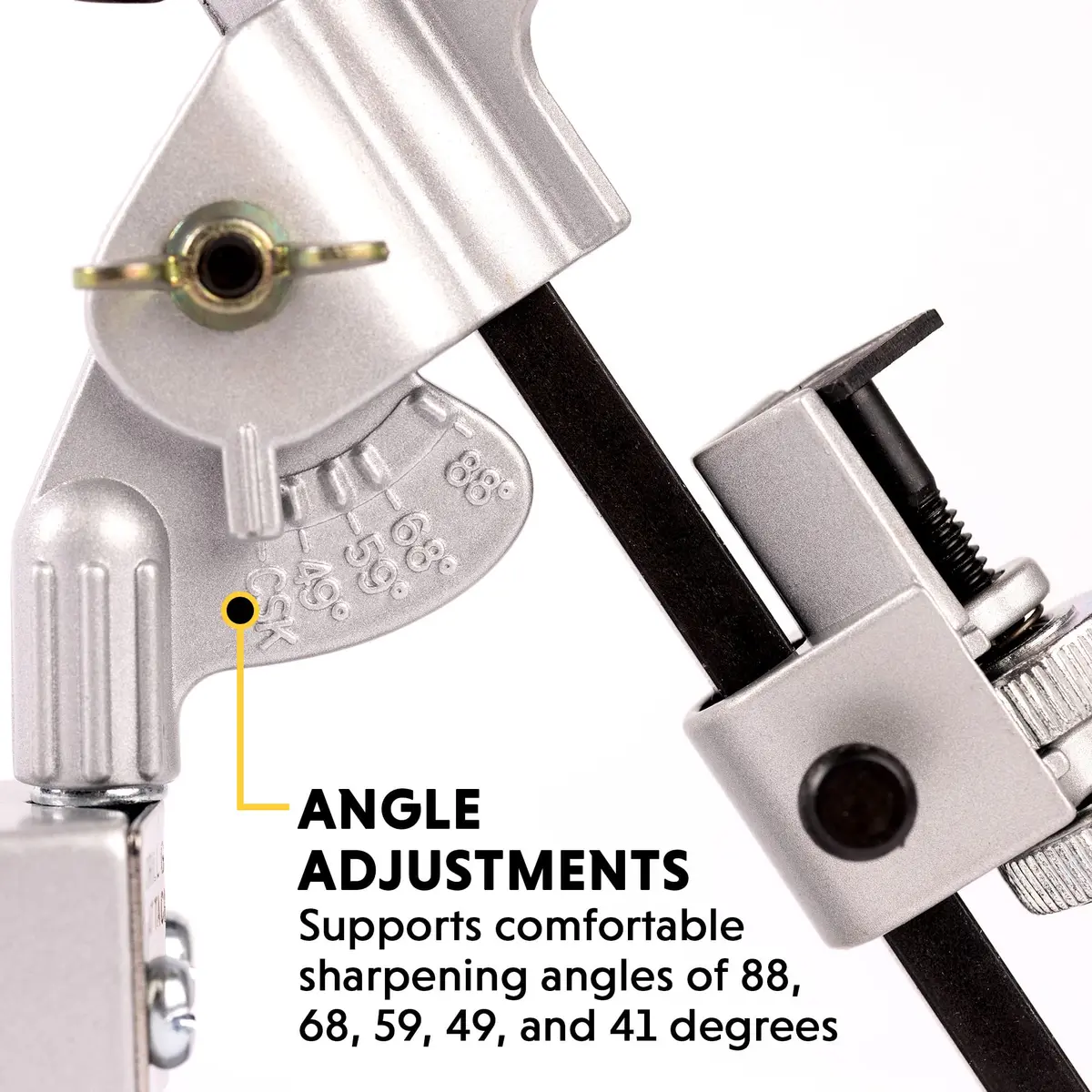 General Tools Drill Grinding Attachment #825 - 4.91" x 4.91" x 7.38" | Sharpens Bits to Factory Accuracy - view 3