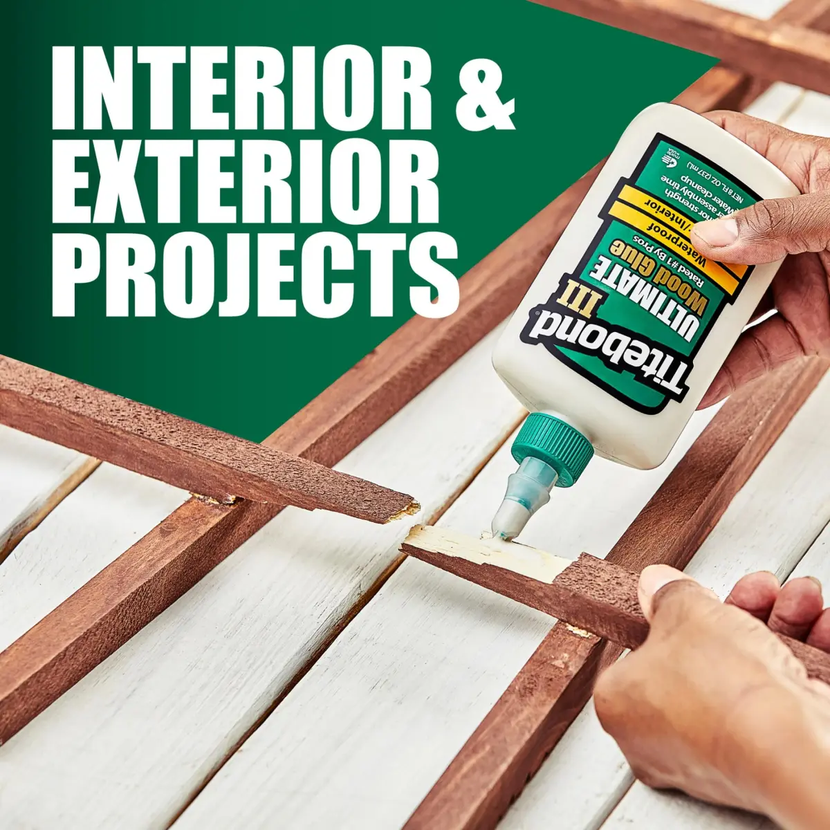 Titebond III Ultimate Wood Glue 118 ml (4 Fl Oz) | Waterproof, Tan, High Viscosity - view 4