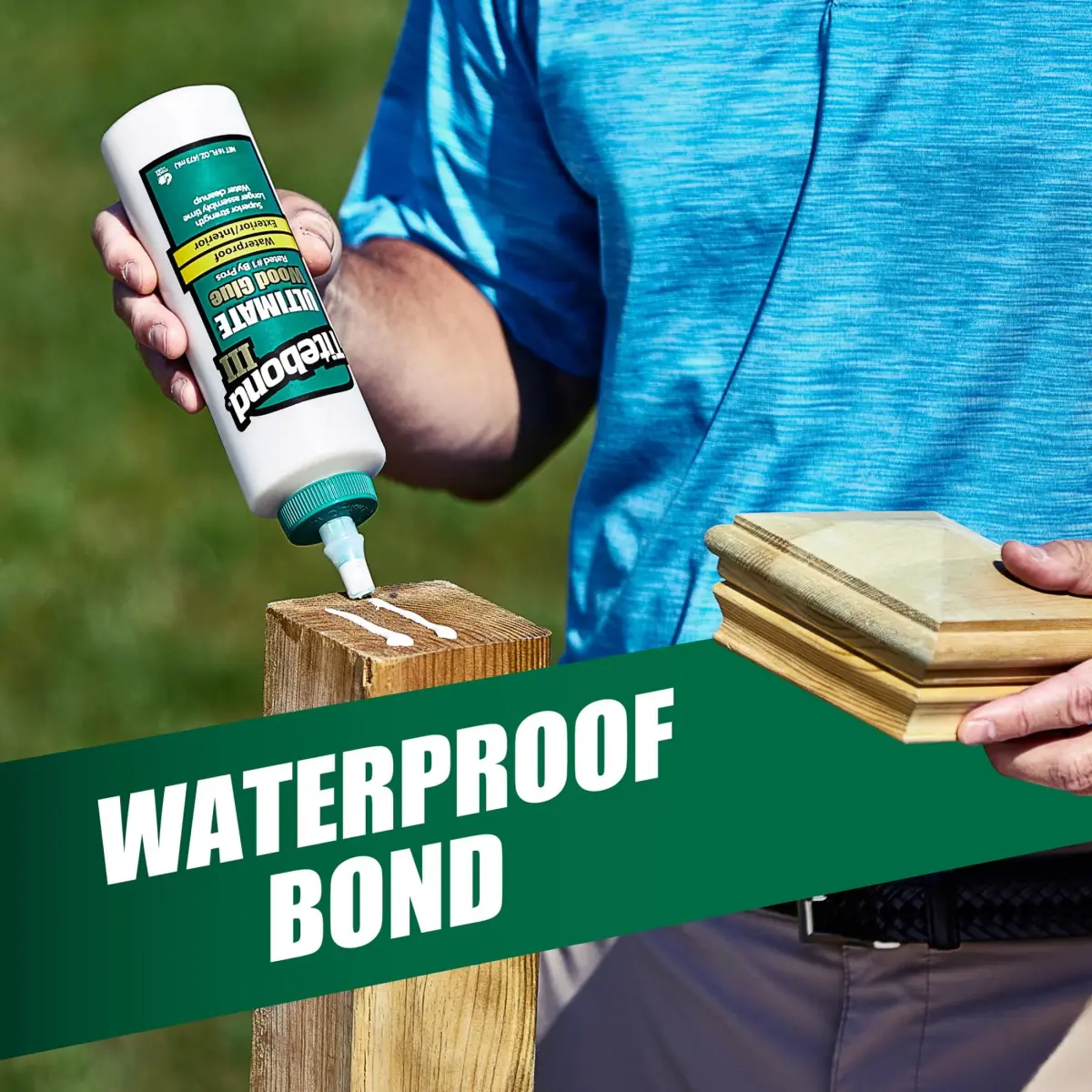 Titebond III Ultimate Wood Glue 118 ml (4 Fl Oz) | Waterproof, Tan, High Viscosity - view 6