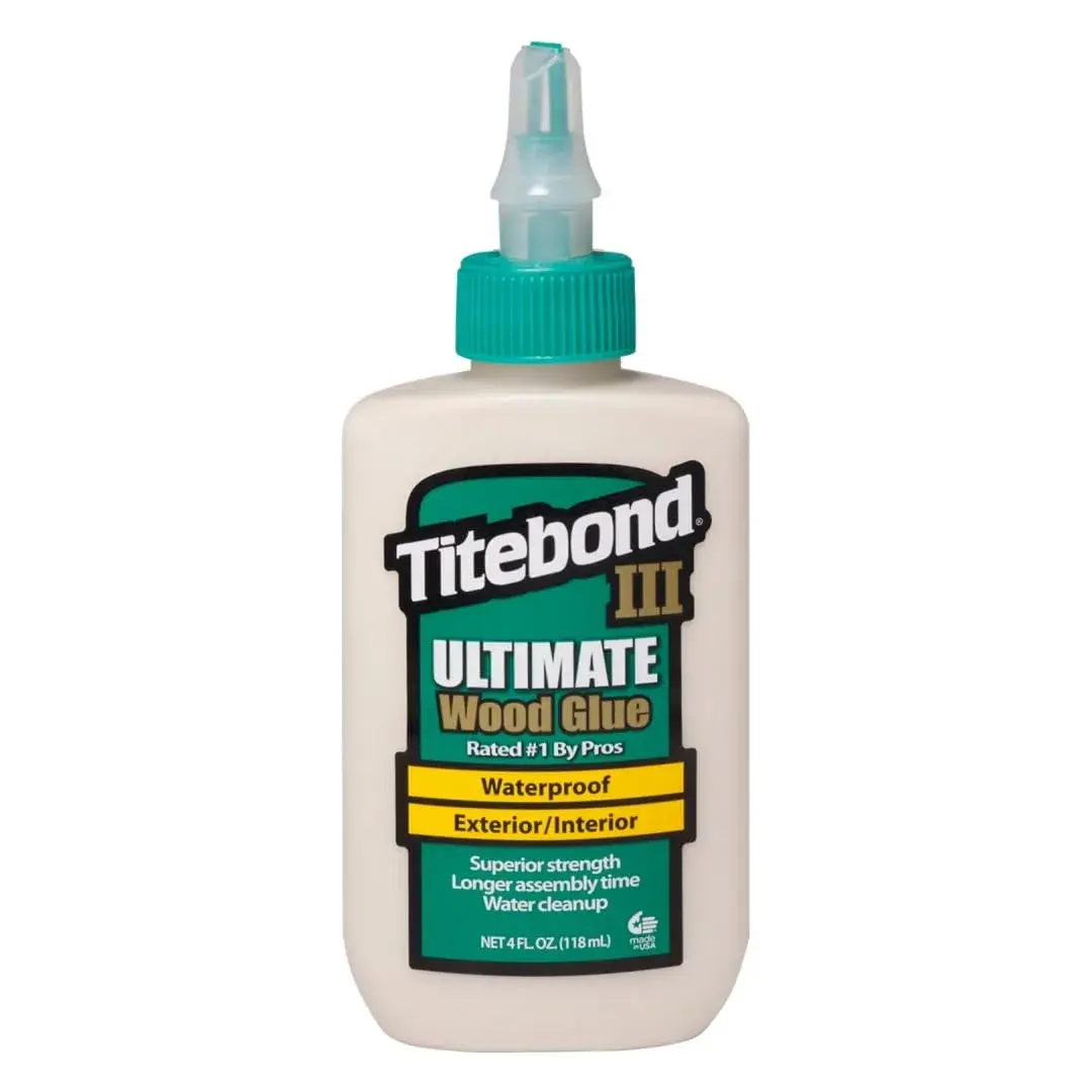 Titebond III Ultimate Wood Glue 118 ml (4 Fl Oz) | Waterproof, Tan, High Viscosity - main product image