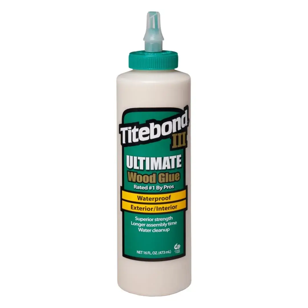 Titebond III Ultimate Wood Glue 473ml (16 Fl Oz) | Professional Waterproof Adhesive for Woodworking - main product image