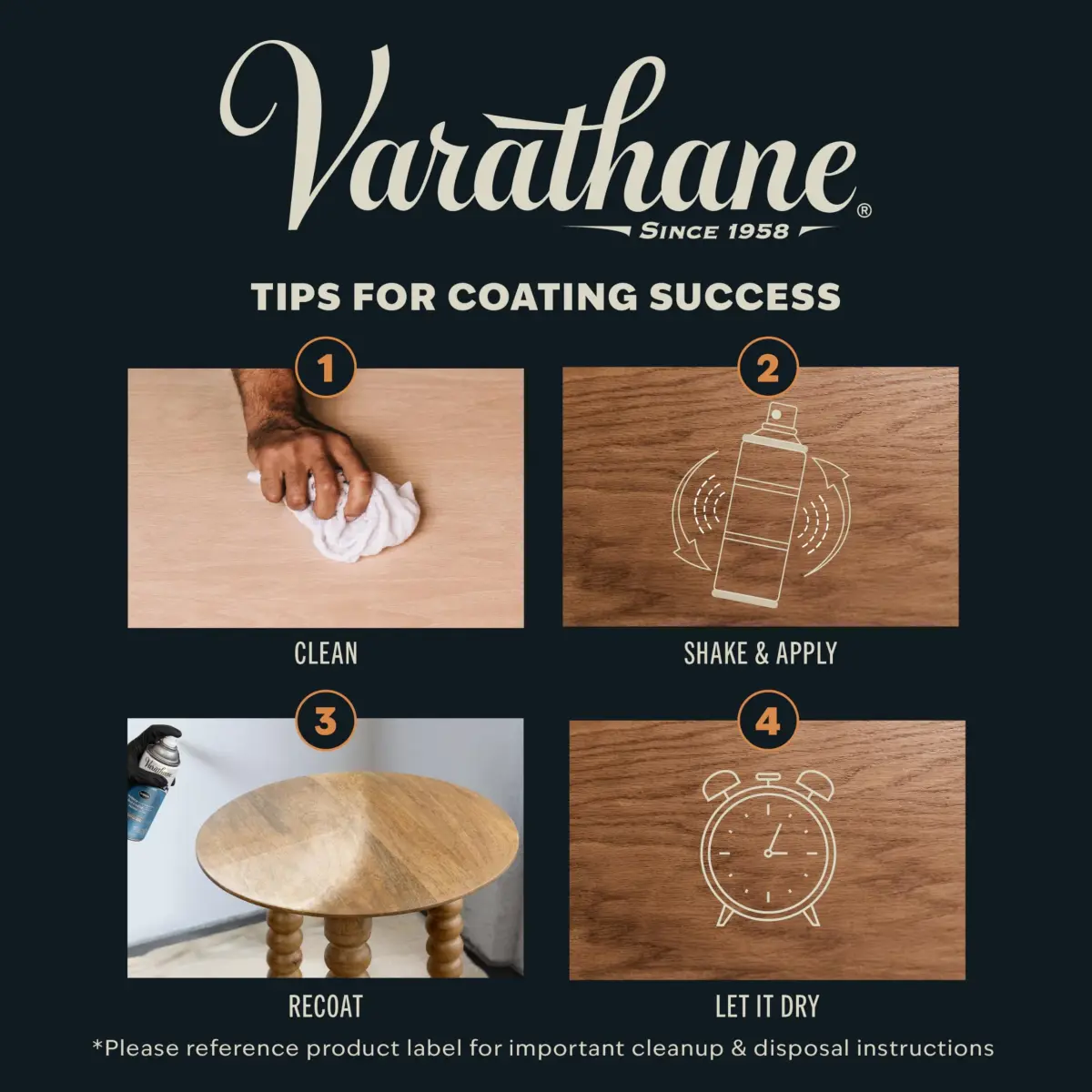 Varathane Ultimate Water-Based Gloss Polyurethane Spray 296ml (10 fl oz) | Crystal Clear Interior Wood Protection - view 6
