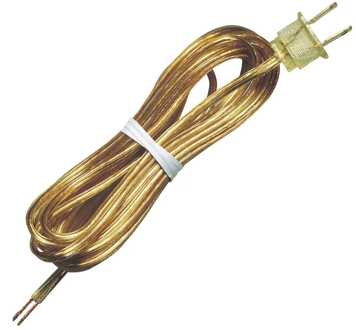 Westinghouse Light_bulb_socket 15 ft Gold Cord Set | CSA & UL Approved, Heat Resistant 105°C - main product image