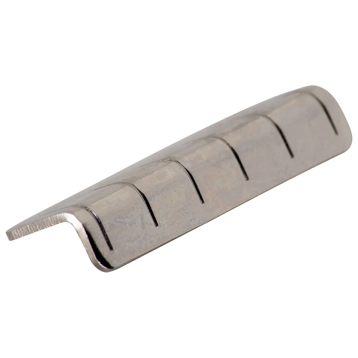 Golden Gate F-3303 Slide Guitar Conversion – Extension Nut | Brass, Silver, Fits Acoustic & Classical Guitars - main product image