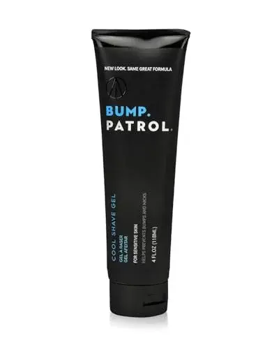 Bump Patrol Cool Shave Gel - Sensitive Clear Shaving Gel with Menthol 118ml (4 Fl Oz) | Prevents Razor Burn, Bumps, Ingrown Hair - main product image