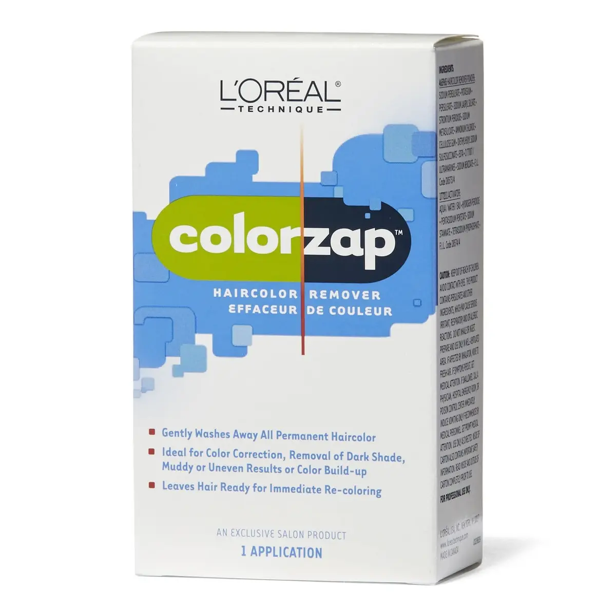 L'OREAL TECHNIQUE ColorZap Hair Color Remover 2.7 Fl Oz | Immediate Recoloring & Color Corrections - main product image