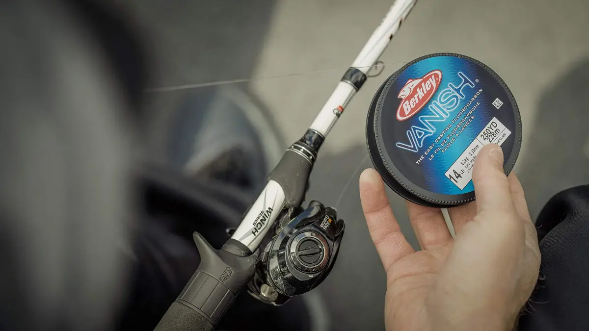 Berkley Vanish Fluorocarbon Fishing Line, Clear, 14lb (6.3kg) | 100m (110yd) Invisible Underwater - view 3