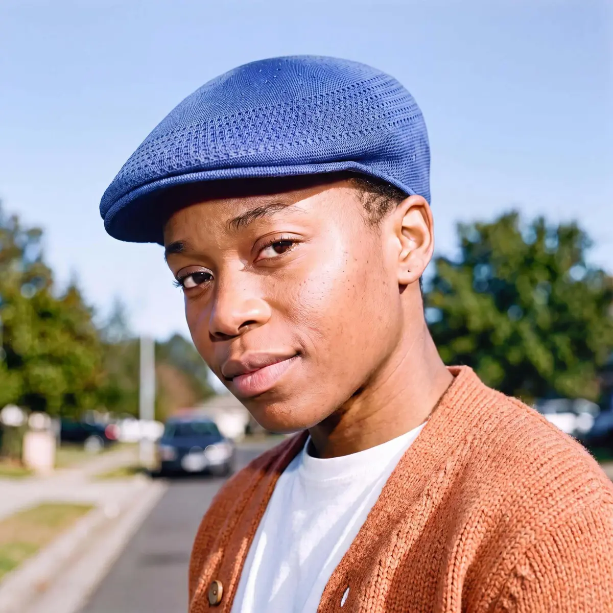 Kangol Tropic Ventair 504 Cap Navy XX-Large | Iconic Ventair Pattern, Lightweight Tropic Yarn - view 2