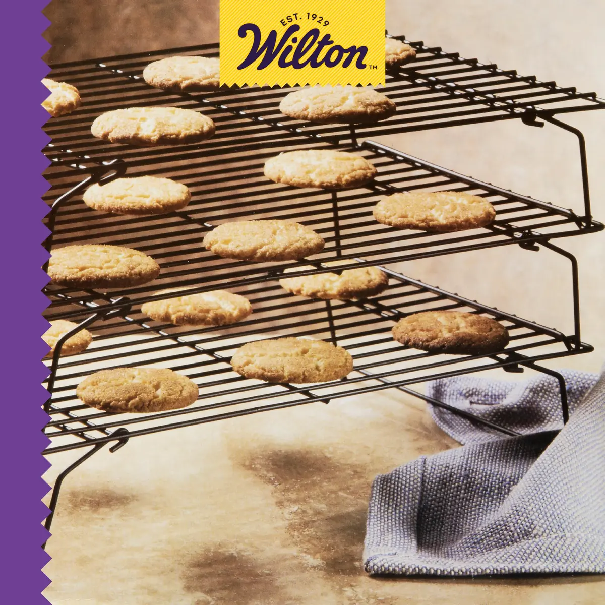 Wilton Excelle Elite 3-Tier Cooling Rack | 41.3cm (16.25 in) x 26.1cm (10.25 in) x 5.5cm (2.25 in) - view 6