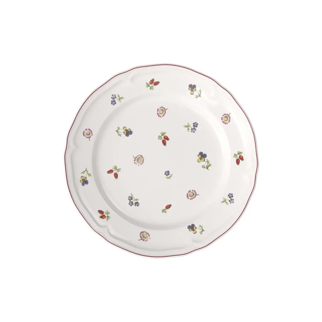 Villeroy & Boch Petite Fleur Dinner Plate, Premium Porcelain, 10.5 in Diameter | Floral Design for Stylish Dining - main product image