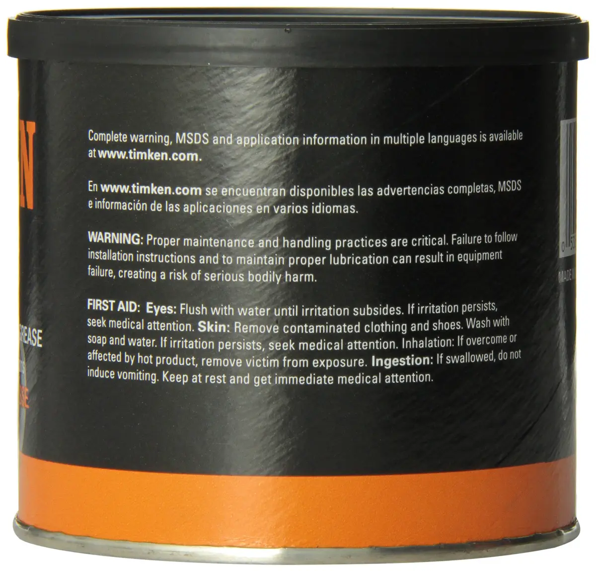 TIMKEN Grease (Pack of 1) Lithium | Wide Temp & Corrosion Inhibitors for Automotive Use - view 2