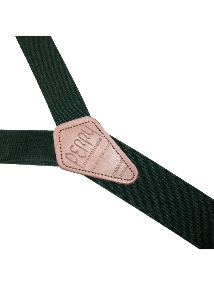 PERRY SUSPENDERS™ 1 1/2" Original Suspenders, Black | Secure Belt Hook Design for All-Day Comfort - view 5