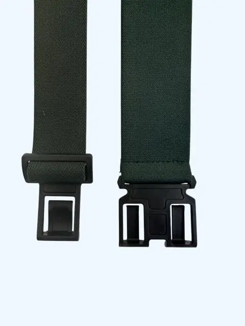 PERRY SUSPENDERS Big & Tall Hunter Green 1 1/2" Belt Hook Suspender (Tall) - view 3
