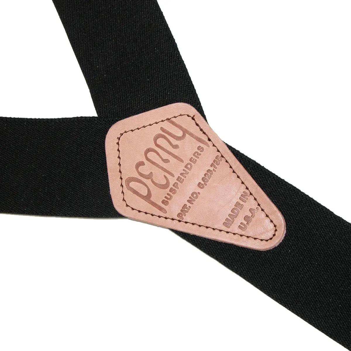 PERRY SUSPENDERS™ 2" Original Suspenders, Black | Durable Belt Hook Design for All-Day Comfort - view 2
