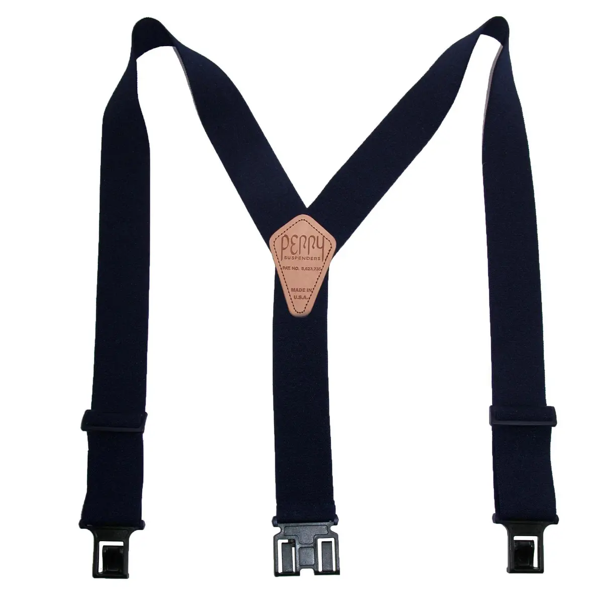 PERRY SUSPENDERS™ 2" Original Suspenders, Navy | Durable Belt Hook Design for Men - main product image
