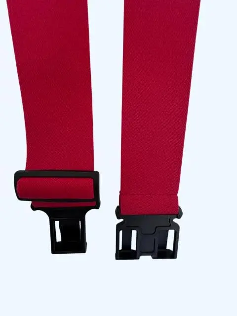 PERRY SUSPENDERS™ 2" Original Suspenders, Red | Durable Belt Hook Design for All-Day Comfort - view 7